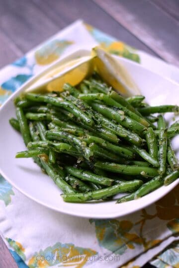 French Green Beans {Haricot Verts} - Cooking with Curls