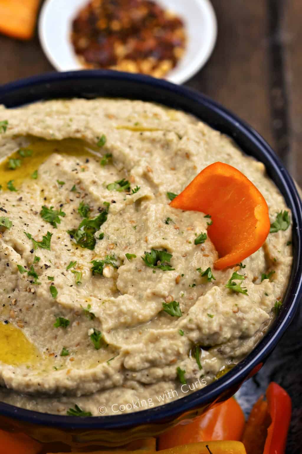 Greek Eggplant Dip (Melitzanosalata) Cooking with Curls