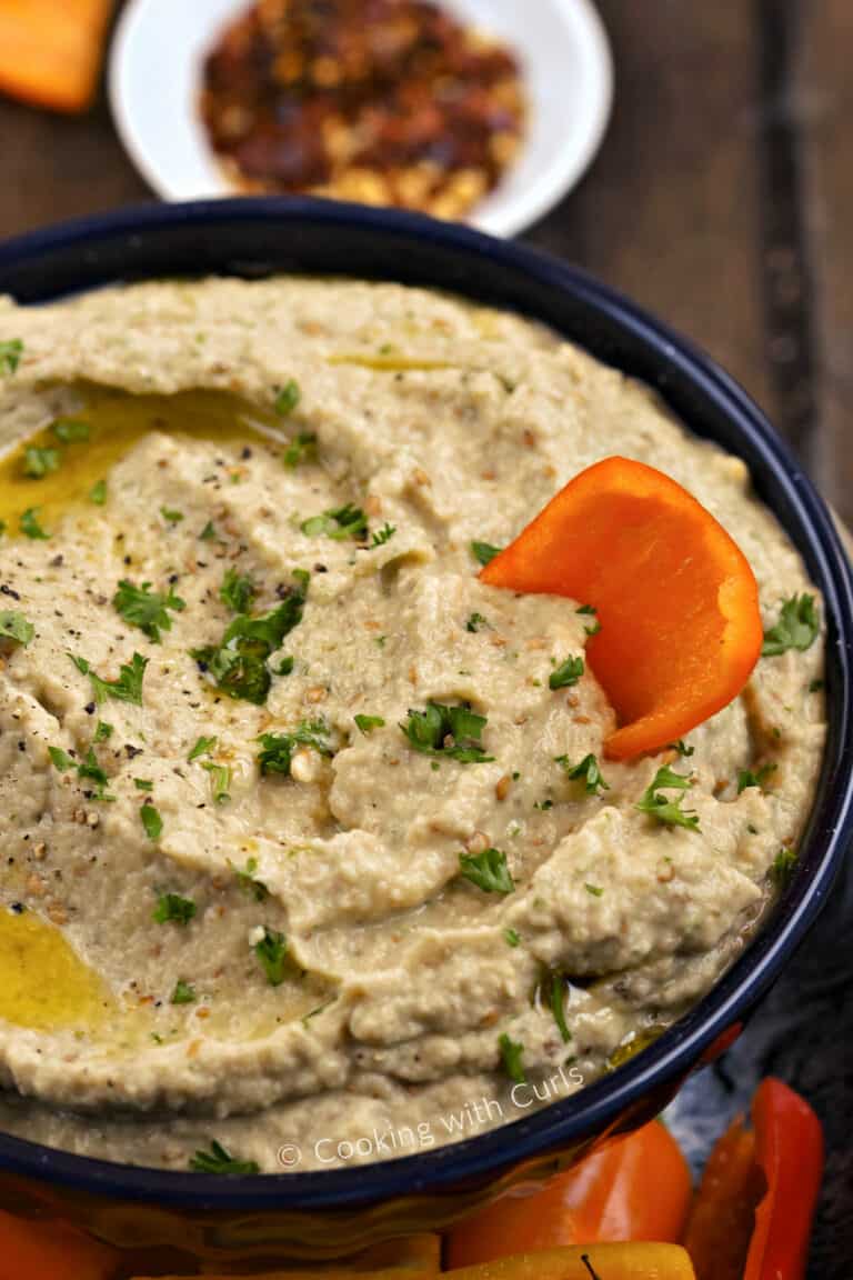 Greek Eggplant Dip (Melitzanosalata) Cooking with Curls