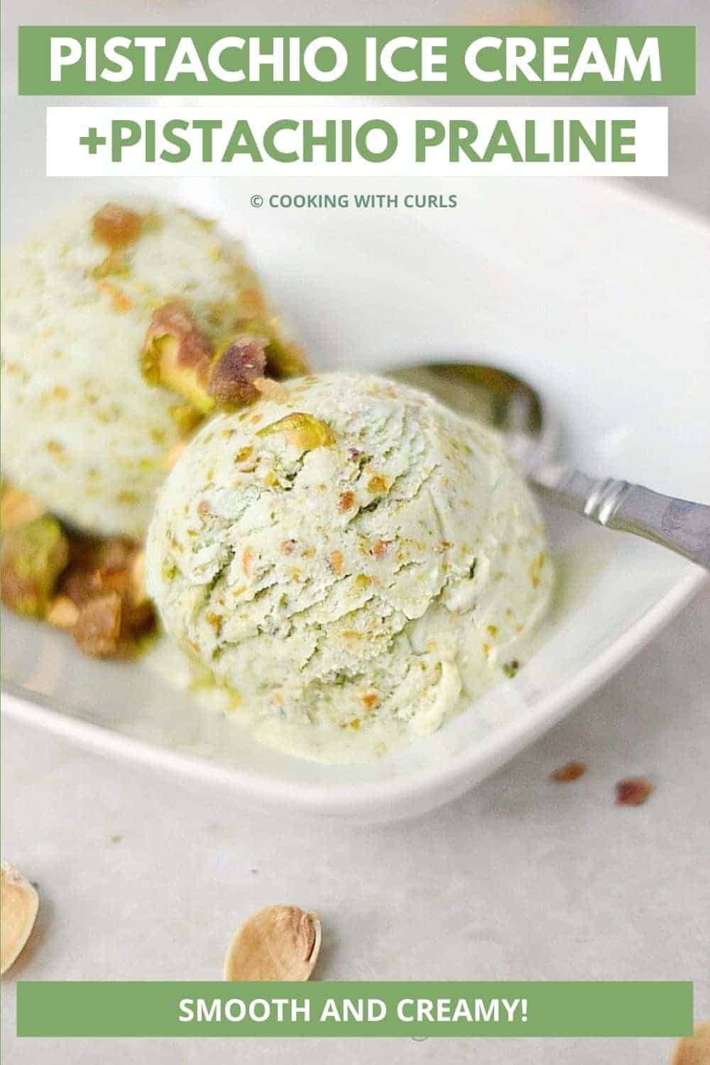 Pistachio Ice Cream - Cooking With Curls