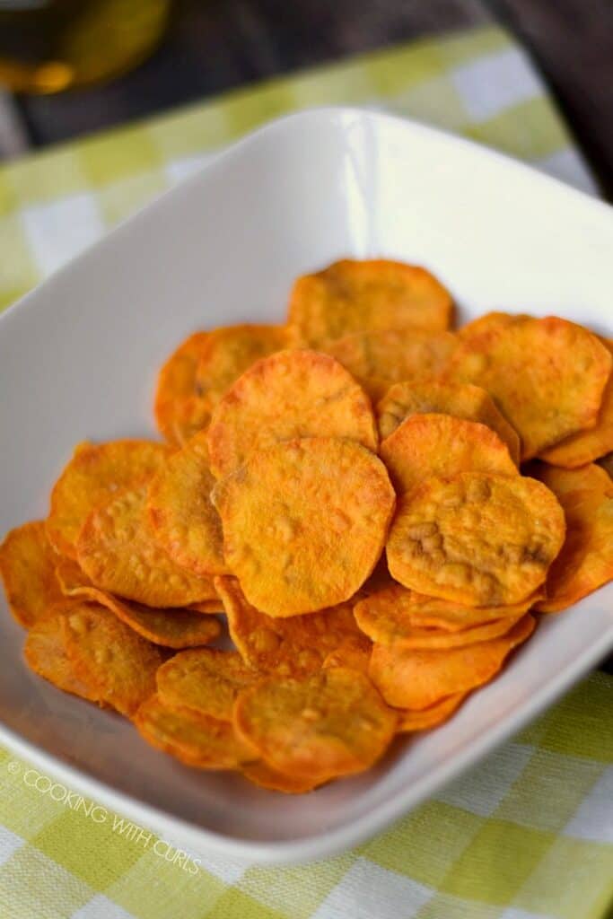 Sweet Potato Chips - Cooking with Curls