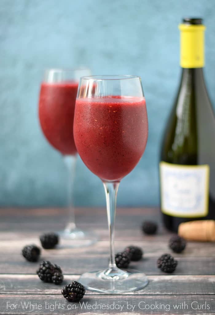 Wine Smoothie | For White Lights on Wednesday by Cooking with Curls