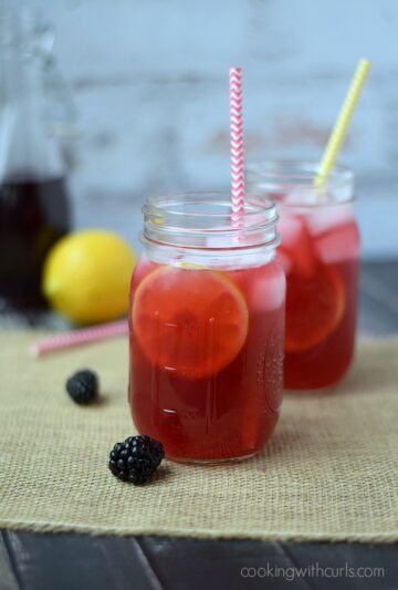 Cherry Lemonade - Cooking with Curls