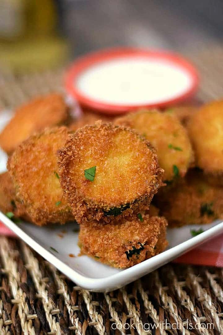 Fried Zucchini - Cooking with Curls