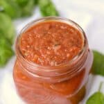Every night will be pizza night once your family tries this amazing Homemade Pizza Sauce! cookingwithcurls.com