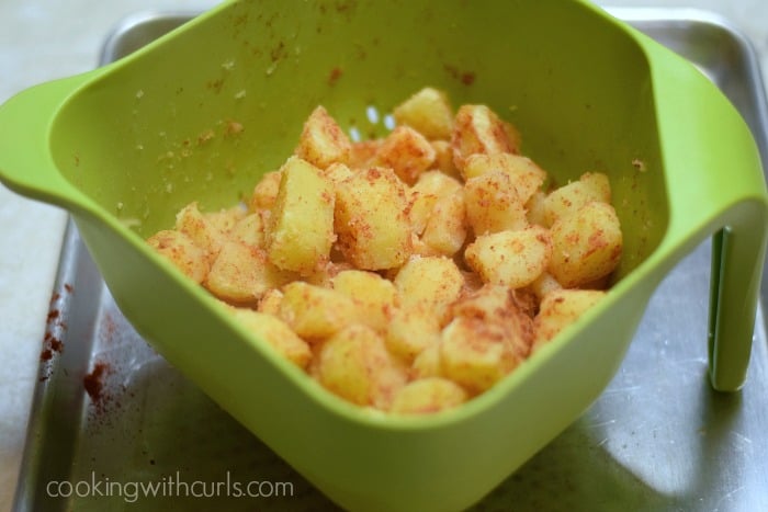 Crispy Roast Potatoes toss cookingwithcurls.com