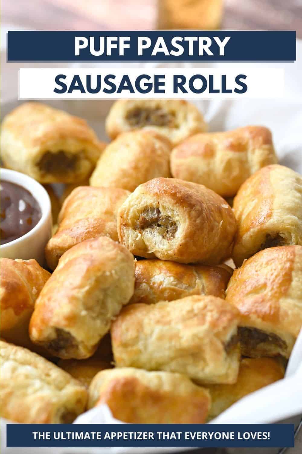 Puff Pastry Sausage Rolls - Cooking with Curls