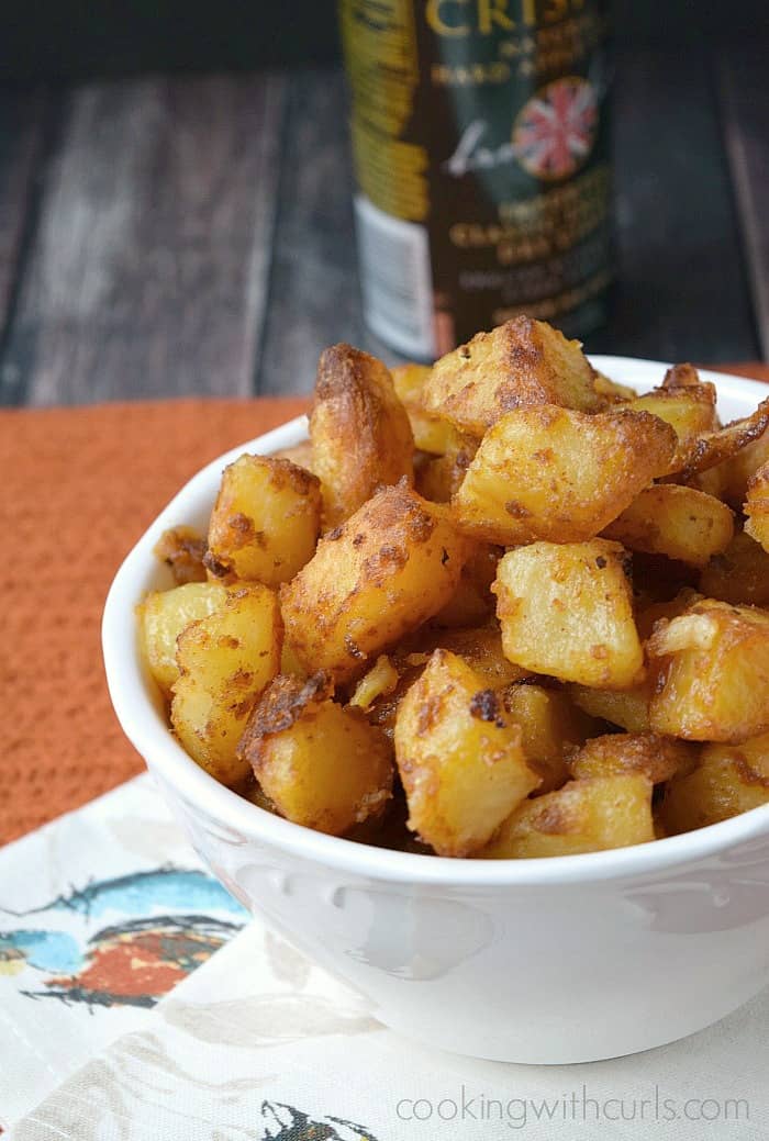 These are the most flavorful Crispy Roast Potatoes you'll ever eat! cookingwithcurls.com