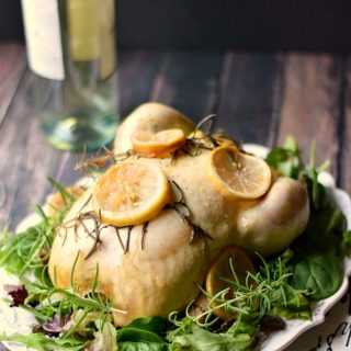 This tender and delicious Slow Cooker Lemon Rosemary Chicken is full of flavor and couldn't be any easier to prepare! cookingwithcurls.com