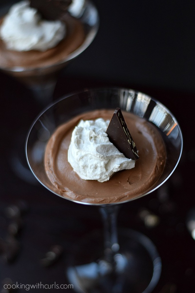 Chocolate Martini Mousse by cookingwithcurls.com