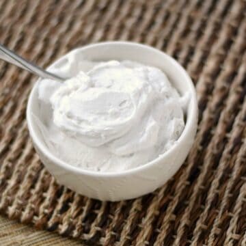 Dairy-free and vegan Coconut Whipped Cream Cooking 101 cookingwithcurls.com