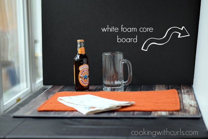 Food Photography Set-up with white board | cookingwithcurls.com