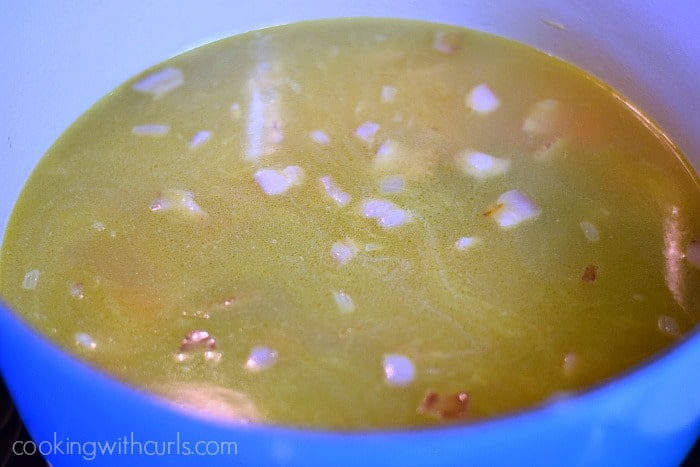 Split Pea Soup broth cookingwithcurls.com