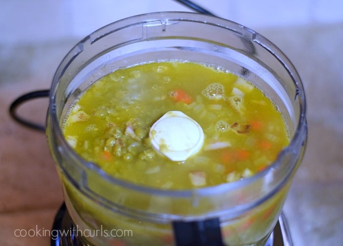 Split Pea Soup puree cookingwithcurls.com