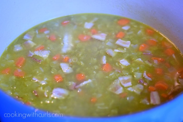 Split Pea Soup simmer cookingwithcurls.com