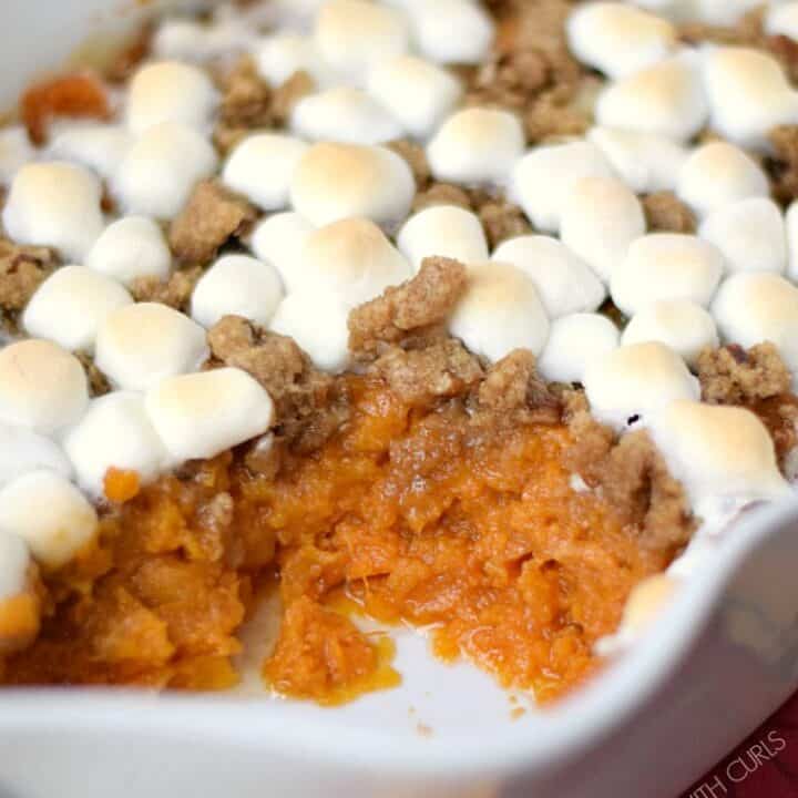 Candied Sweet Potatoes - Cooking with Curls
