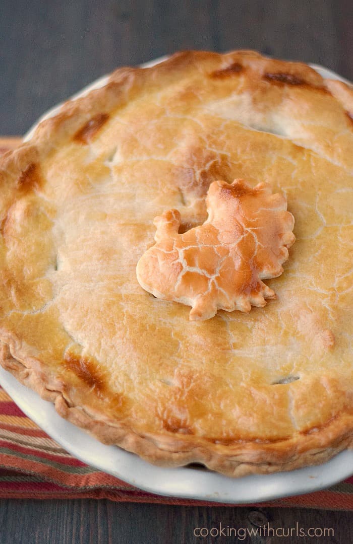 Turkey Pot Pie is the ultimate holiday comfort food! cookingwithcurls.com