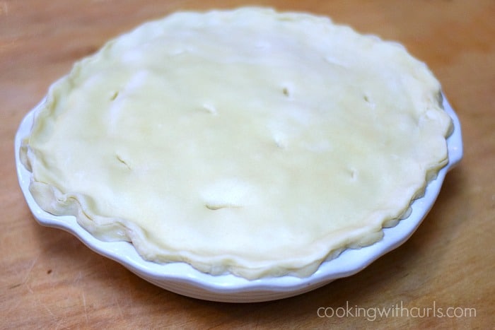 Turkey Pot Pie vent cookingwithcurls.com