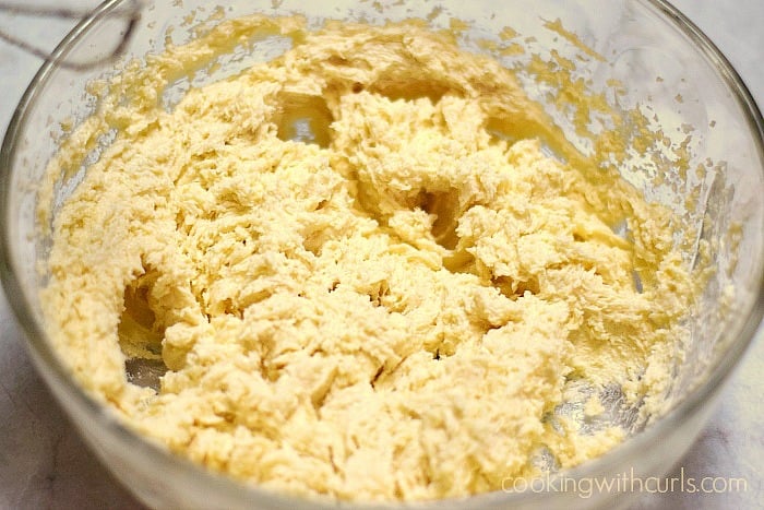 Beat the butter, eggs, and sugar together in a large bowl cookingwithcurls.com
