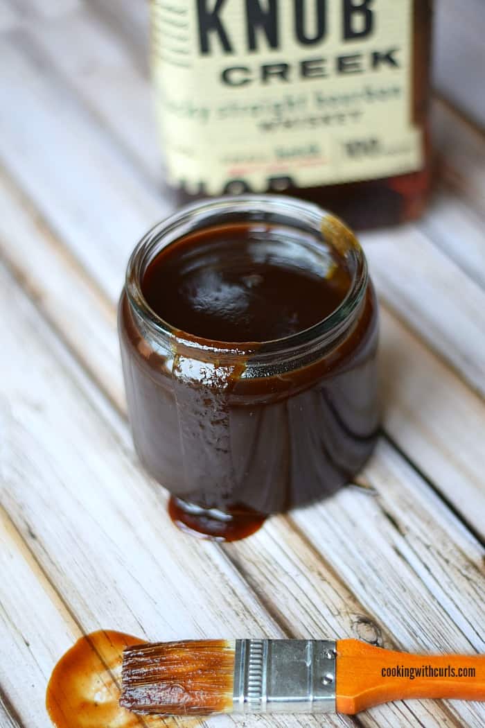 Bourbon and Brown Sugar Barbecue Sauce | cookingwithcurls.com