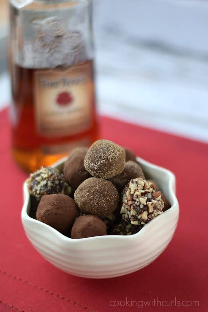 Chocolate Bourbon Truffles Cooking with Curls