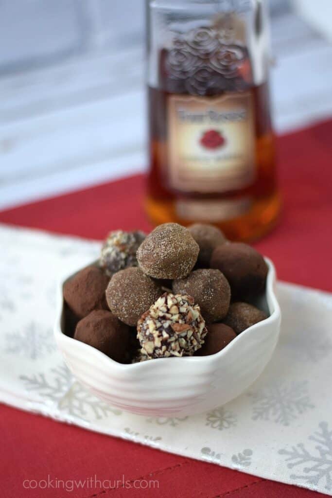 Chocolate Bourbon Truffles Cooking with Curls
