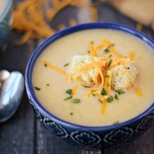 Potato Cheese Soup - Cooking with Curls