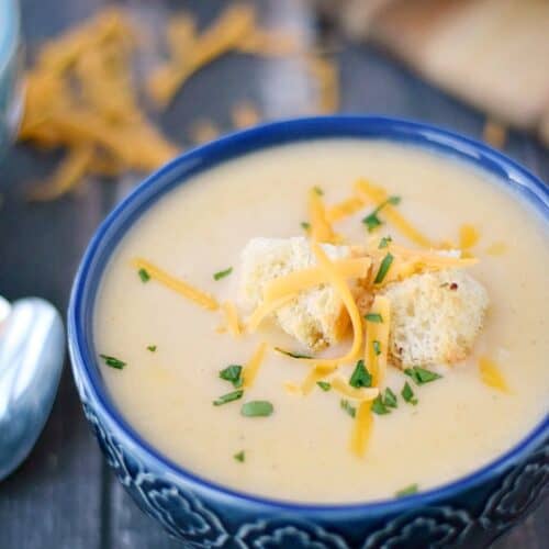 Potato Cheese Soup - Cooking with Curls