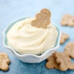 White Chocolate Truffle Dip with Gingerbread Men