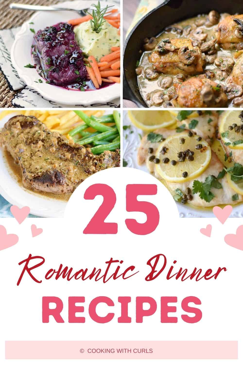 25 Romantic Dinners - Cooking With Curls