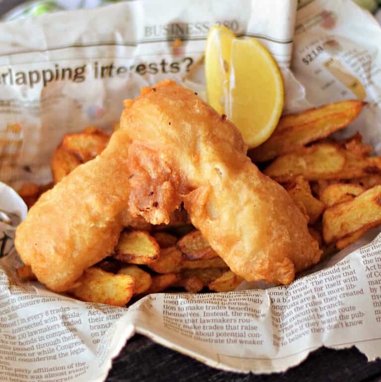 Crispy Beer Battered Fish Cooking with Curls
