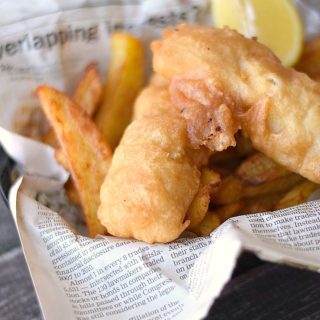 Traditional-style Beer Batter Fish and Chips | cookingwithcurls.com_