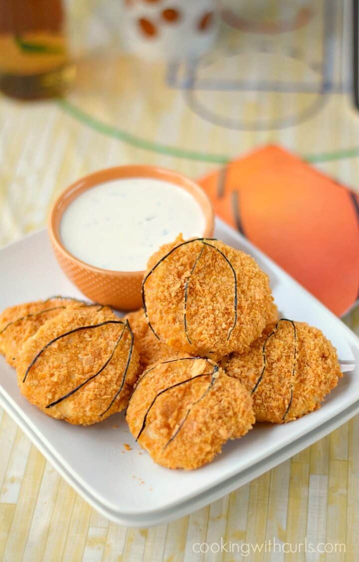 CHEEZIT Baked Chicken Tenders Cooking with Curls
