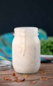 Bacon Ranch Dressing - Cooking with Curls