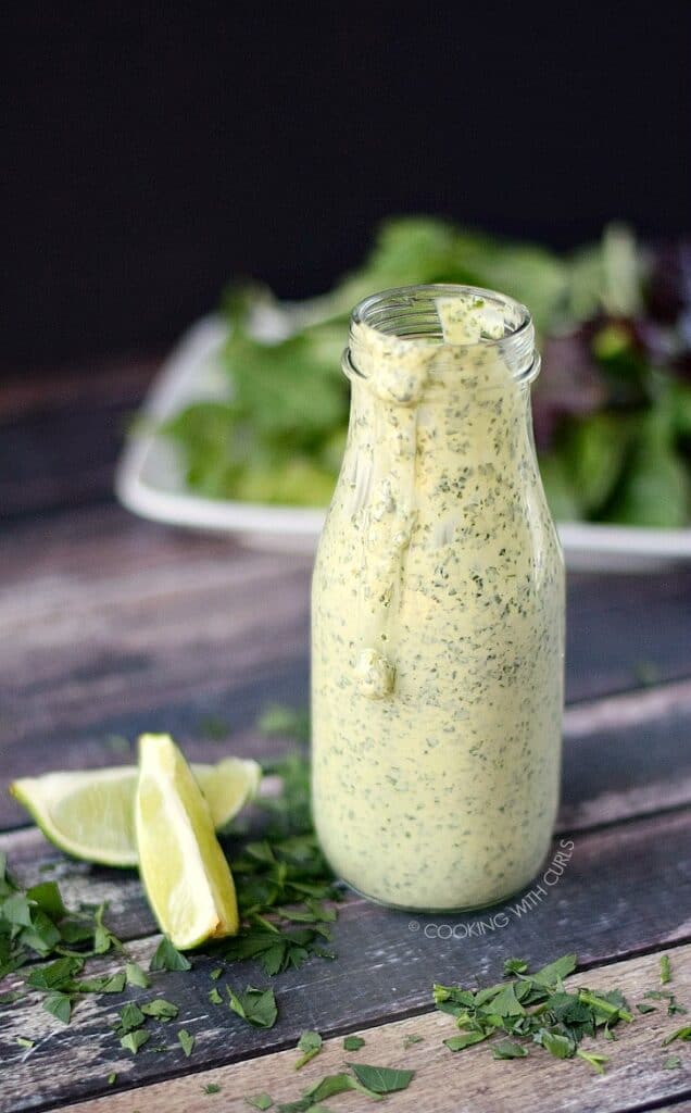 Creamy Cilantro Lime Dressing Cooking with Curls