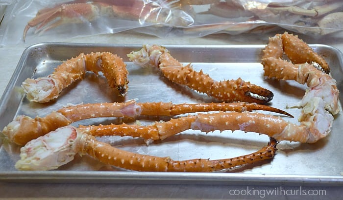 Wild Alaskan Crab Legs broil cookingwithcurls.com