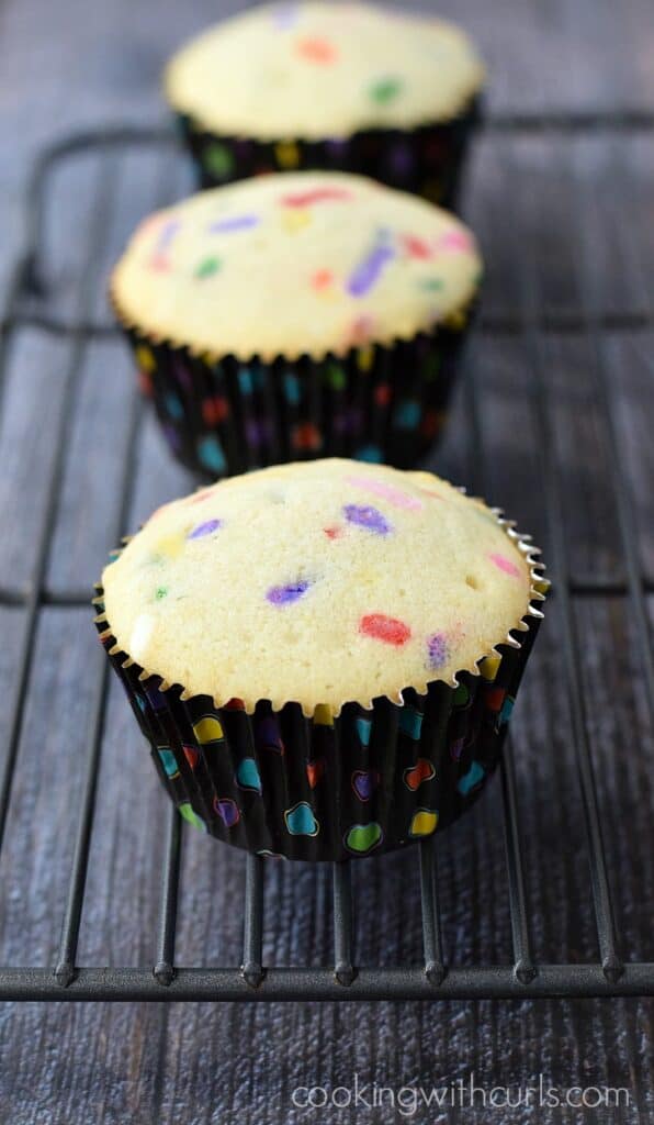 Homemade Funfetti Cupcakes Cooking with Curls