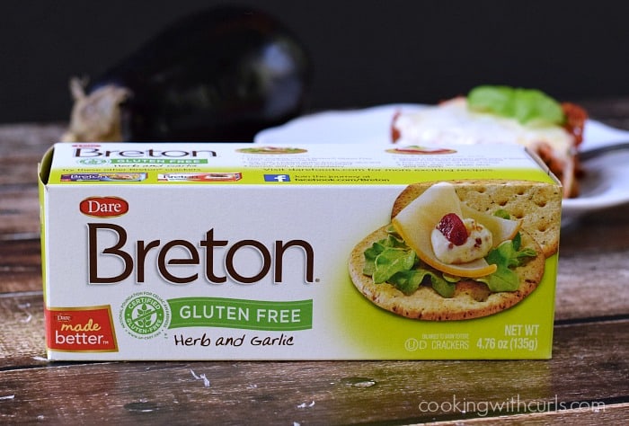 A box of Breton Herb and Garlic Crackers 