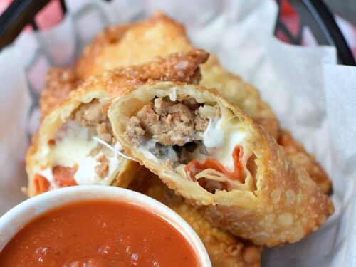 Pizza Egg Rolls