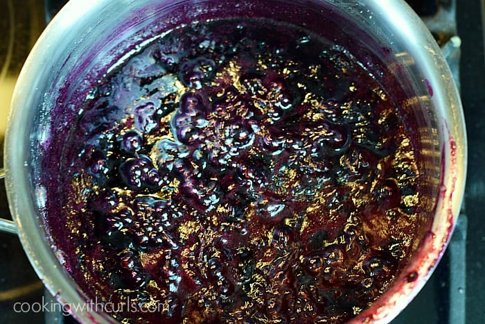 Blueberry Preserves simmer cookingwithcurls.com