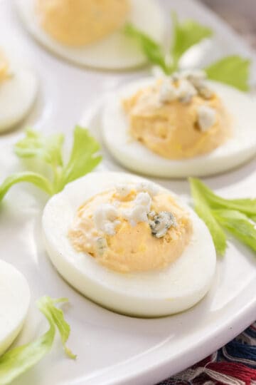 Buffalo Style Deviled Eggs Cooking With Curls 0184