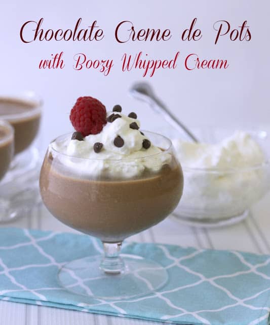Chocolate Creme de Pots Cooking With Curls