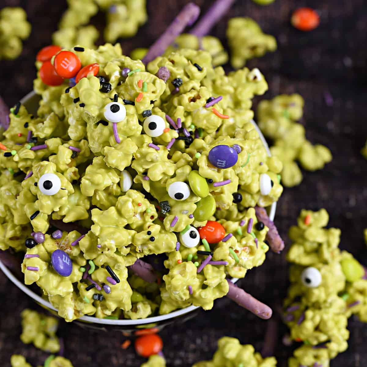 Monster Mash Popcorn from Cooking with Curls
