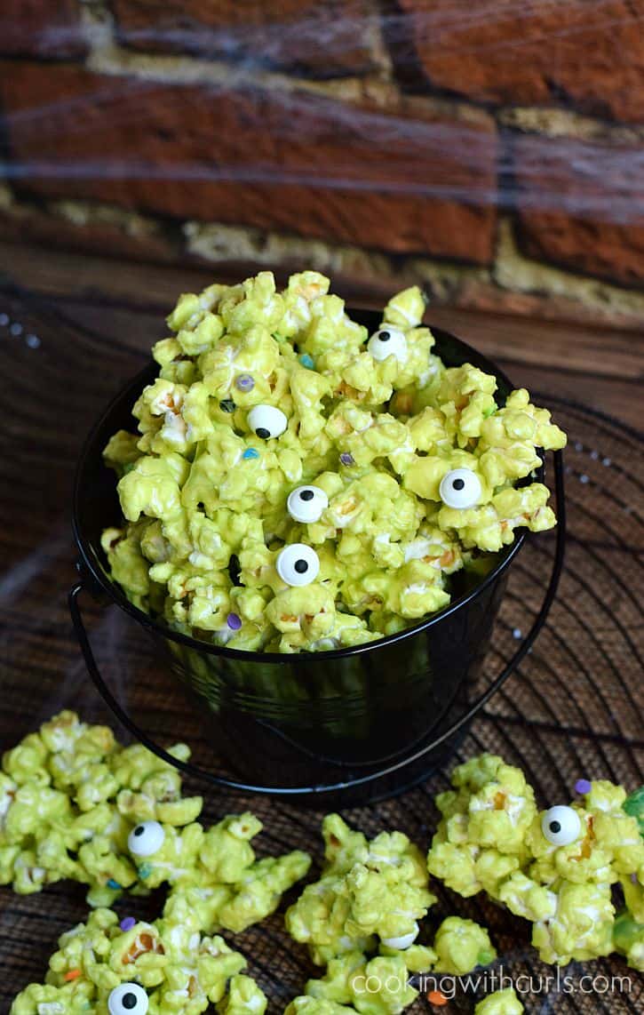 Monster Mash Popcorn - Cooking With Curls