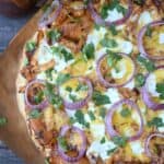 Barbecue Chicken Pizza | cookingwithcurls.com