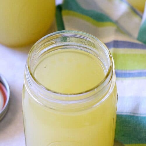 Homemade Chicken Stock - Cooking with Curls