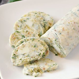This Gorgonzola Butter is perfect on steaks and baked potatoes for a little something extra! cookingwithcurls.com