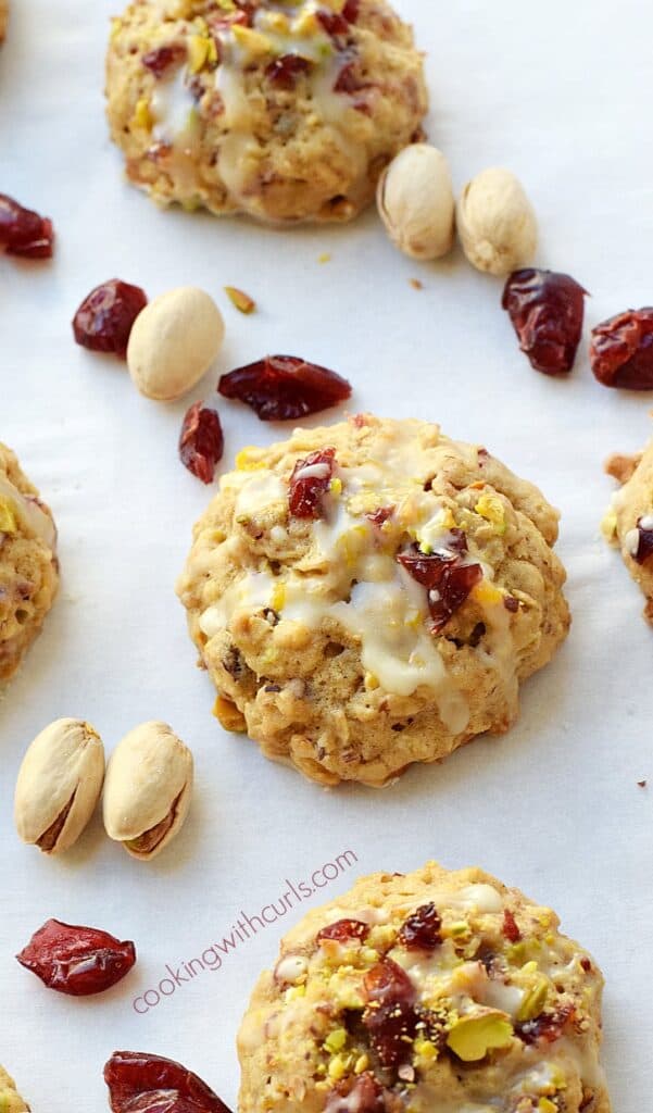 Cranberry Orange Pistachio Cookies Cooking with Curls