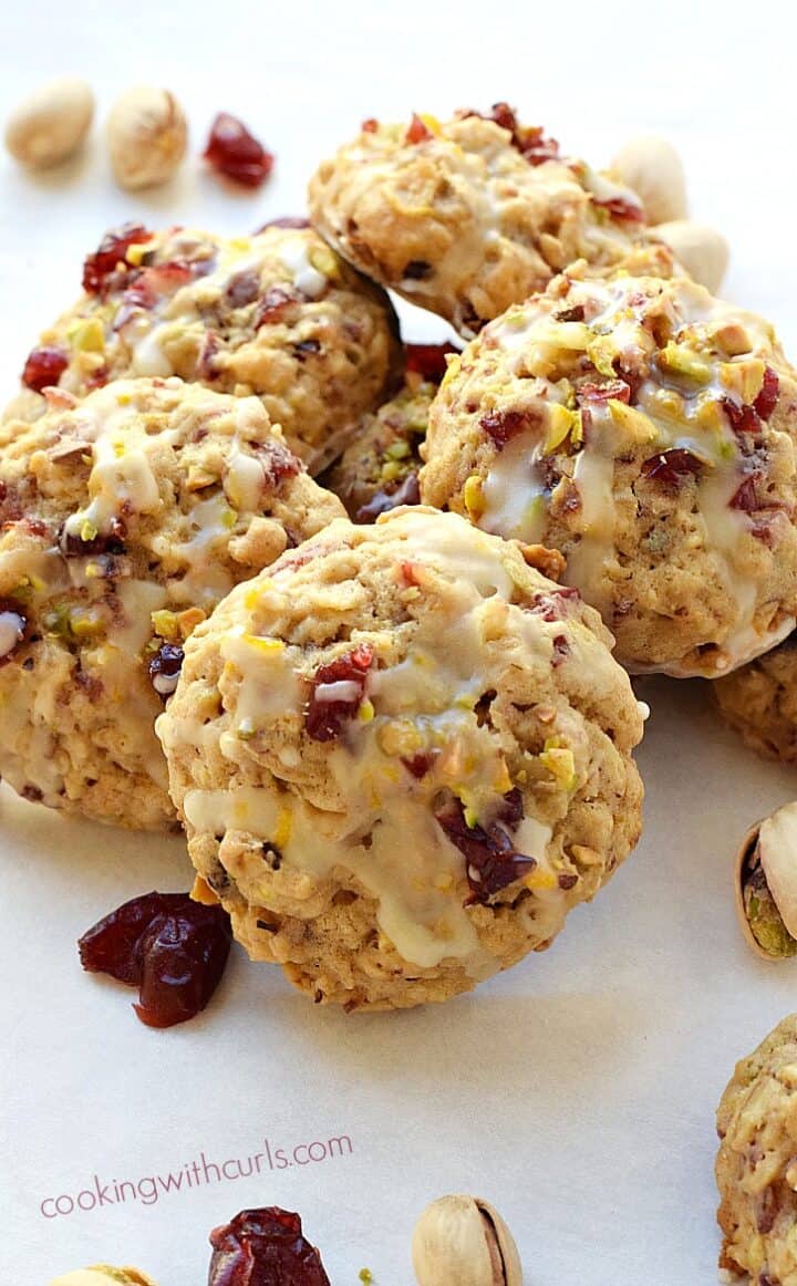 Cranberry Orange Pistachio Cookies Cooking with Curls