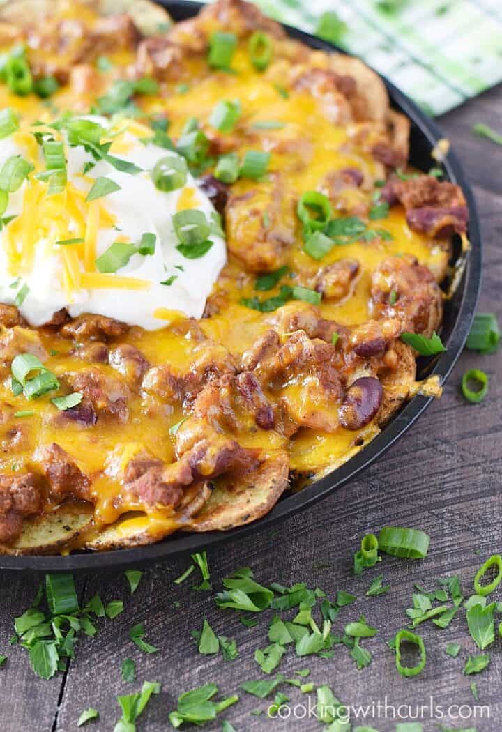 Irish Chili Nachos - Cooking with Curls